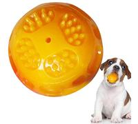 Générique Dog Ball, Squeaky Puppy Teething Ring, Puppy Chew Ball Stimulating Indoor and Outdoor Education