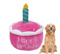 Générique Dog Birthday Cake Toy - Dog To Cake Soft Puppy Chew Cupcake For Pets Colorful | Washable Puppy Chew Gift D