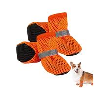 Générique Dog Boots, Breathable Protective Dog Boots, Non-Slip Rain Boots, for Grass, Beach, Hiking, Outdoor, Indoor, Parquet, Sidewalk, Pavement, Pavement