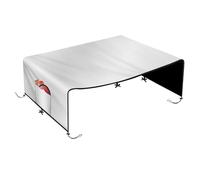 Générique Dog Cage Cover, 210D Oxford Privacy Shelter Sun Visor Waterproof Cover Large for Crate, for Outdoor Camping Garden Beach Park Family Meeting Patio Picnic