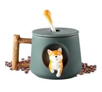 Générique Dog Coffee Mug - Three-Dimensional Paw Design, Playful Drink Holder, Container Inspired From The | For Dining Table Relaxing Moments Shared Sipping Ritual Boi Presentation