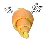 Générique Dog Enrichment Toy Set - Squeaky Plush Cheese Puzzle Piece | Labor Stimulation Component with Soft Texture Hidden Treats Scent for