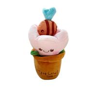 Générique Dog Enrichment Toys, Multifunctional Puppy Foraging Doll Cat Puzzle Toy, (Interactive Design), Funny Stuffed Plant Treat Hiding Games for Puppies and Kittens, 9.84 x 5.91 inches