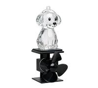 Générique Dog Figures - Light Up Decorations for Motorcycle | Wind Energy Miniature Animal Figurines for Motorcycles, Scooters and Bikes - Outdoor Handlebar Driving Men Women