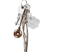 Générique Dog Hair Keychain - Animal Lover Gift Keychain Memory Making Light Memory for Pet Families and Household Memories