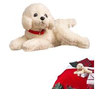 Générique Dog Plush Toy | 48 cm Soft and Soothing Animal for Cuddles - Plush Dog Player, for Office, Dormitory, University, Car Interior Apartment, Living Room, Bedroom, Office Room