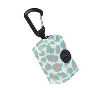Générique Dog Poop Holder, Portable Pet Storage, Multifunctional Waste Carrier, Dog Dirt Bag Rolls Container, Carabiner Clip Accessory for Puppies Leashes, Polyester, 2.76 x 1.97 x 1.77 inches, blue