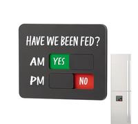 Générique Dog Reminder | AM PM Slider | Magnetic or Adhesive Double Sided Pet Magnet - for Refrigerator Kitchen Home Routine Slimming Program Appetite Control