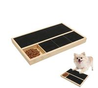 Générique Dog Scratching Board - Nail File Block with Treat Compartment | Canine File Board for Entryway, Living Room, Apartment, Living Room, Home