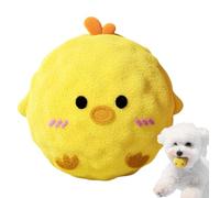 Générique Dog Squeaky Balls | Interactive Plush Toy Puppy Rolling Game - for Enrichment at Home Indoor Outdoor Play Anti-Boredom Family Exercise