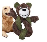 Générique Dog Squeaky Toys, Cartoon Animal-Shaped Dog Teething Plaything, Interactive Doggy Supplies, Fun Relaxation Toy, Chew and Teething Relief for Animals, Sloth Rabbit Bear Frog