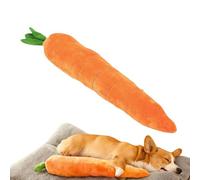 Générique Dog Toy - Carrot Shape Interactive Teething - Squeaky Toy | for Pulling, Training, Recovery, Daycare, Home, Crate, Kennel