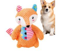 Générique Dog Toy with Built-In Squeaker | Plush Teething Ring Animals | Puppy Chew Toy with Crinkle Paper | for Training Time Alone Park Camping Outdoor Garden Report