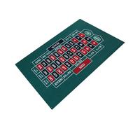 Générique Double Sided Poker Mat, Craps Table and Blackjack Felt, Roll-Up Roulette Table Mat for Craps and Blackjack Table (23.62 x 35.43 in)