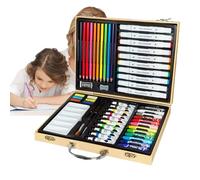 Générique Drawing Kit | Oil Pastels & Colored Pencils Set - Creative Inspiration, Versatile Art Supplies For Weekend Creative Projects, Family Craft