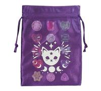 Générique Drawstring Tarot Bags, Tarot Drawstring Pouch,Velvet Fabric Storage Bag - Card Holder, Dice Bag, Multifunctional Jewelry Bags for Oracle Cards, Accesses