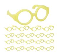 Générique Dress Glasses - 20 Mini Glasses, Lensless Accessories, Craft Accessories Set, Decorative Dressmaking Parts | For s, Craft Projects, Mini Accesso
