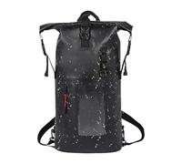 Générique Dry Bag Backpack, Waterproof Storage Pack, 11.02x6.3in 30l Large Capacity, Authentic Design, Adjustable Straps Bags for Swimming, Kayaking, Camping, Boating, Travel, Black, Se référer au