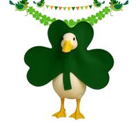 Générique Duck Costumes,Green Costume For St. Patrick's Day | St. Patrick's Day Outfits for Garden Duck Statue,for Irish Festival Summer Party Outdoor Decoration Garden Patio