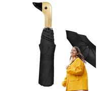 Générique Duck Umbrella | Cute Animal Umbrella | DICK UMBRRELLA DESIGNE | Cute Windproof Umbrella UV Protection Women Sun and Rain 8 Ribs Ribers Handy Handle Sand for, Black, Se référer au descriptif