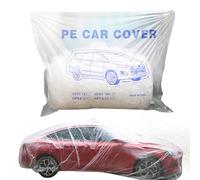 Générique Dustproof Car Cover, Transparent Waterproof Protection for Car, Elastic Rain Cover for Vehicles - for Cars, SUV, Sedans - Outdoor Parking, S, Se référer au descriptif, Refer to description