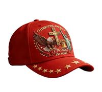 Générique Eagle Cap, USA Flag Printing Hat - Patriotic Baseball Cap Souvenir of the 250th Birthday, for Photo Props Party and Daily Celebration