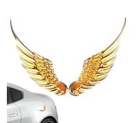 Générique Eagle Wings Decal for Car, 3D Metal Stickers Adhesive Automotive Wings Emblems, Metal Car Accessories Stylish Decor for Vehicles, Computers, Motorcycles, , Scooters, Laptop