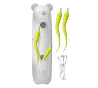 Générique Early Learning Toy | Smart Sensor Wall Mounted Game Supplies - Feline Exercise Toy with Feathers | for Living Room Office Wall Floor Door Release Energy Anti Boredom Activity