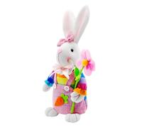 Générique Easter Bunny Figurine | Easter Bunny Figurines for Adults Girls Boys Girlfriend Spring Birthday Valentine's Day Decoration Living Room Bedroom Car