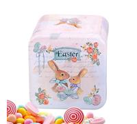 Générique Easter Candy Boxes - Storage Container for Easter Bunny Treats - Small Metal Box | for Cookies Sweets Snack Living Room Bedroom Meetings and Parties