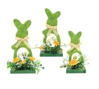 Générique Easter Decoration with Rabbit Figurines, Hollow Creation, Waterproof and Exhibitable - Rabbit Ornament - for Home, Office Gift All Year