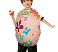 Générique Easter Egg Costume - Elegant Role Play, Versatile, Ergonomic, Sturdy, Outfit, Party, Theme and Adults Shows Parties | Multipurpose Outdoor Indoor Utility Compact