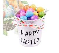 Générique Easter Egg - Interactive Party Accessories with Bucket Included - Easter Carrot Decorations for the Whole Family and All Rooms