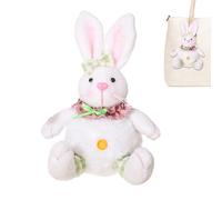Générique Easter Plush Bunny | Soft and Adorable Easter Basket Filling Accessory | Plush Pendant Ornament for Handbag Backpack Boys Girls Teens Living Room