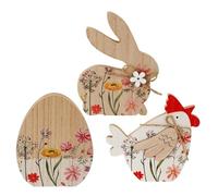 Générique Easter Table Decorations, Spring Rabbit Desk Ornament | Wooden Easter Bunny Table Sign | for Kitchen Party Office Fireplace