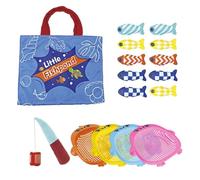Générique Educational Fishing Game | Fabric Education and Safe, Fine Motor Skills, for Preschool and Kindergarten, Boys, Girls, Families