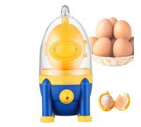 Générique Egg Mixer - PP Silicone 7 x 7 x 17 cm Size | Manual Egg Shaker Whisk with Drawstring | Multi-Functional Kitchen Gadget for Home Breakfast Cooking and Family Meal Preparation