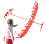 Générique Elastic Powered Airplane | Elastic Powered Airplane Kit, Educational Glider Toy for Boys, Girls, and Students, Perfect for Flying Games and Outdoor Activities