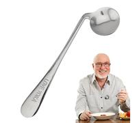 Générique Elbow Fork Spoon | Angled Dining Fork Curved Spoon Utensil Self-Powered Nursing Utensil Practical and Safe for the Elderly and Elderly