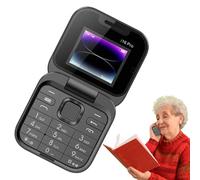 Générique Elderly Cell Phone - Foldable Mobile Unlocked Lightweight Design Large Comfortable Buttons Compact Rechargeable Device | Elderly Friendly Cell Phone