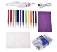 Générique Electric Airbrush Sprayer | Spray Paint Markers - Refillable Airbrush Pens for Over 3 Years, Watercolor for Boys and Girls,
