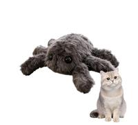 Générique Electric Cat Toy - Scary Mobile Plush Toy - Interactive 3 Modes, Movement, Sound, Light, for Medium Dogs, Anti-Boredom, Running,