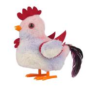 Générique Electric Chicken Automated Electronic Walking and Singing Plush Toy Educational Interactive Toy for Girls Boys