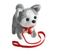 Générique Electric Plush Dog - Plush Pet Barking and Wagging Tail Electronic Interactive Animal | Battery Operated Toy for Boys, Birthday, Vacánce