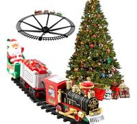 Générique Electric Train Set - Christmas Tree Train | Trains for Around the Christmas Tree | Battery Powered | Creative Hanging Toys Set with Sound and Light for