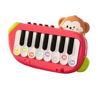 Générique Electronic Piano - Pocket Piano 15cm | Monkey Educational Keyboard Toy, Multifunctional Portable Musical Instrument Piano Learning Game for 3-5 Years Old