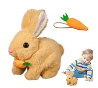 Générique Electronic Rabbit - Realistic Rabbit Toy | Interactive Plush Toy, Restless Sounds & Ears, 18 Cm, Educational and Fun Easter Pet Toy for Boys Girls Mar