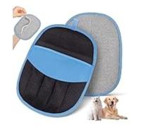 Générique Electrostatic Pet Hair Remover Magic Brush, Pure Path Brush for Cats and Dogs, Magic Brush for Pet Grooming, Gloves for Hair Removal Laundry Furniture (Blue)