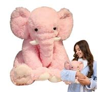 Générique Elephant Plush Animal, Plush Elephant | Cuddly Toy | Sleeping Companion, Elephant Toy, Cute Plush Decoration For, Imaginary Play