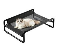 Générique Elevated Dog Bed - Raised Pet Hammock for Comfortable Resting | Mesh Fabric with Quick Dry Breathable, Indoor Outdoor Sleeping for Small Medium Large Dogs Cats Camping, 61 x 46 x 2 1 cm